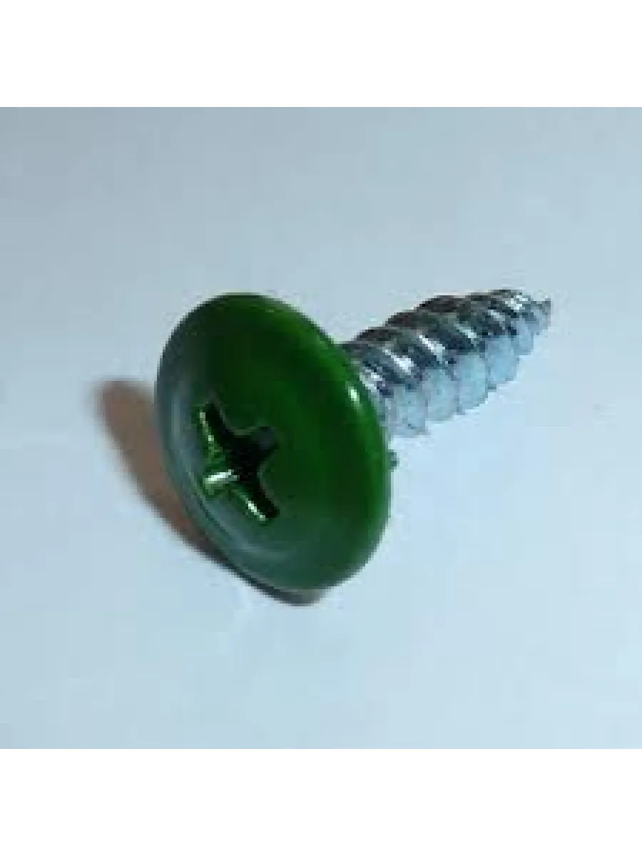 Саморезы с п/ш острие 4,2х16 6005 темно-зеленый (упаковка  500шт.) POWER FASTEN