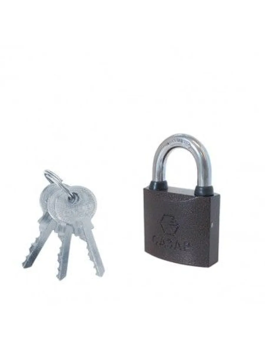 Замок навесной стальн. с полимерным покр. Р-02/30 САЗАР