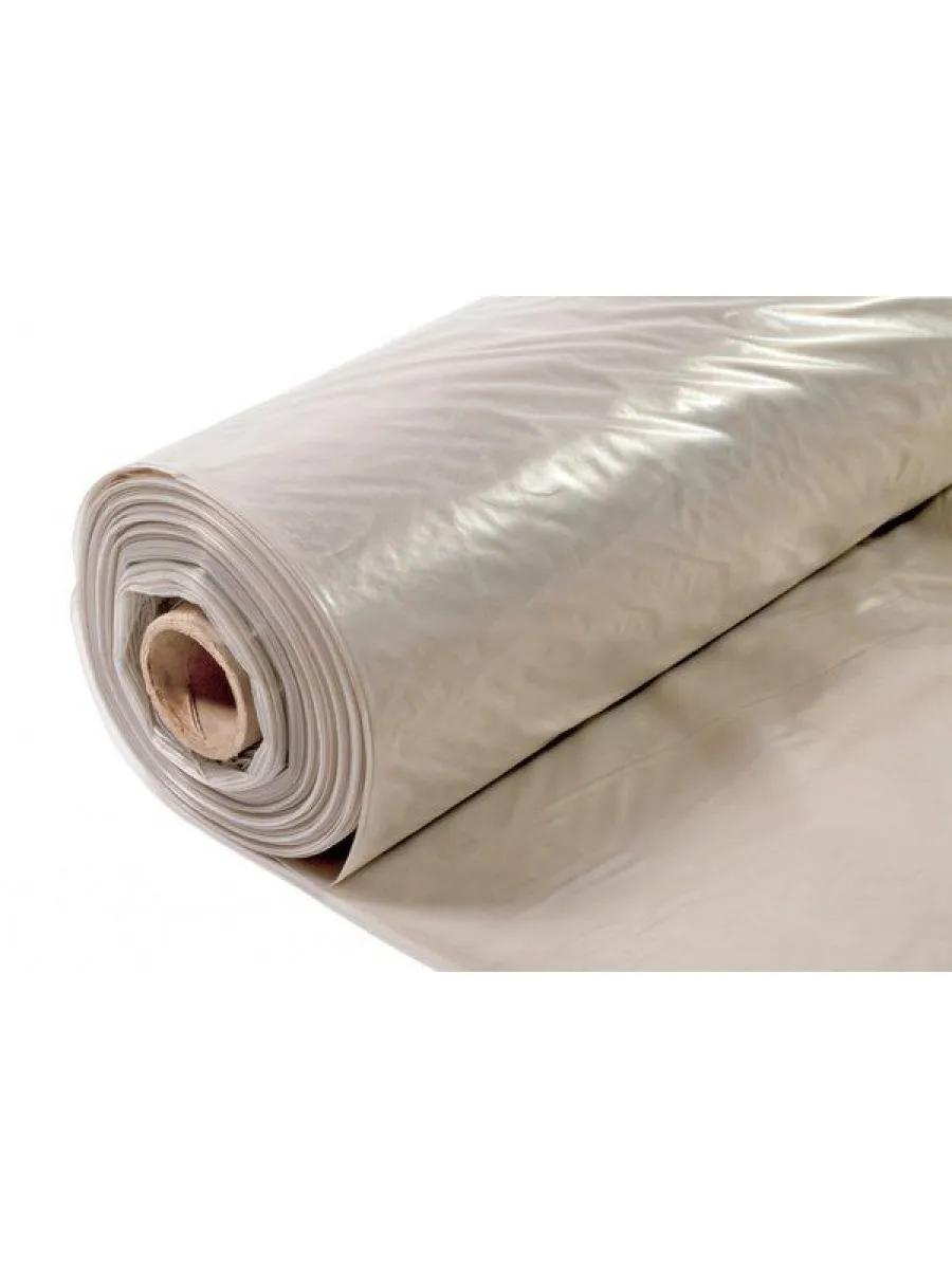 Пленка ПВД полиэтиленовая прозрачная 1500 мм*200мкм (рулон 50 метров) техническая