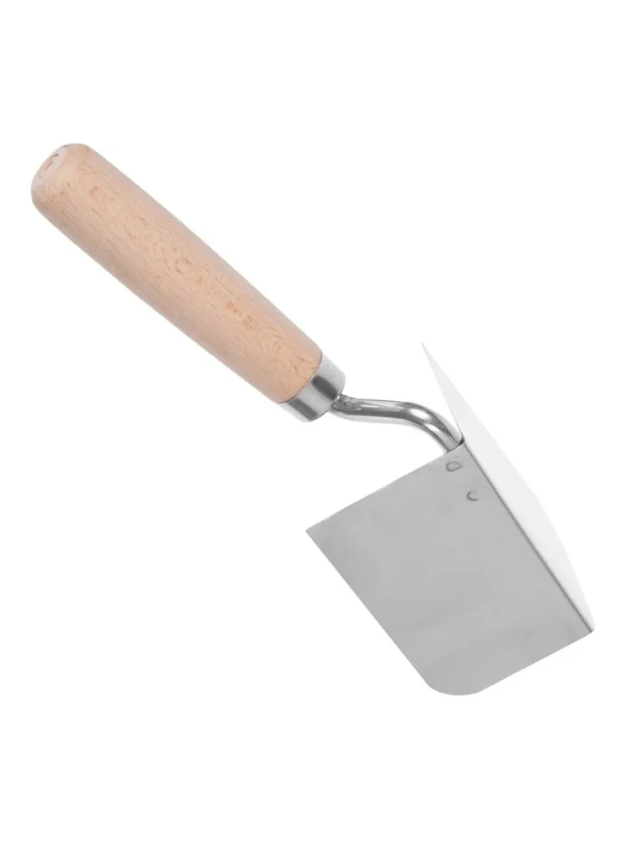 Мастерок для внутренних углов 110х60х60мм нерж.