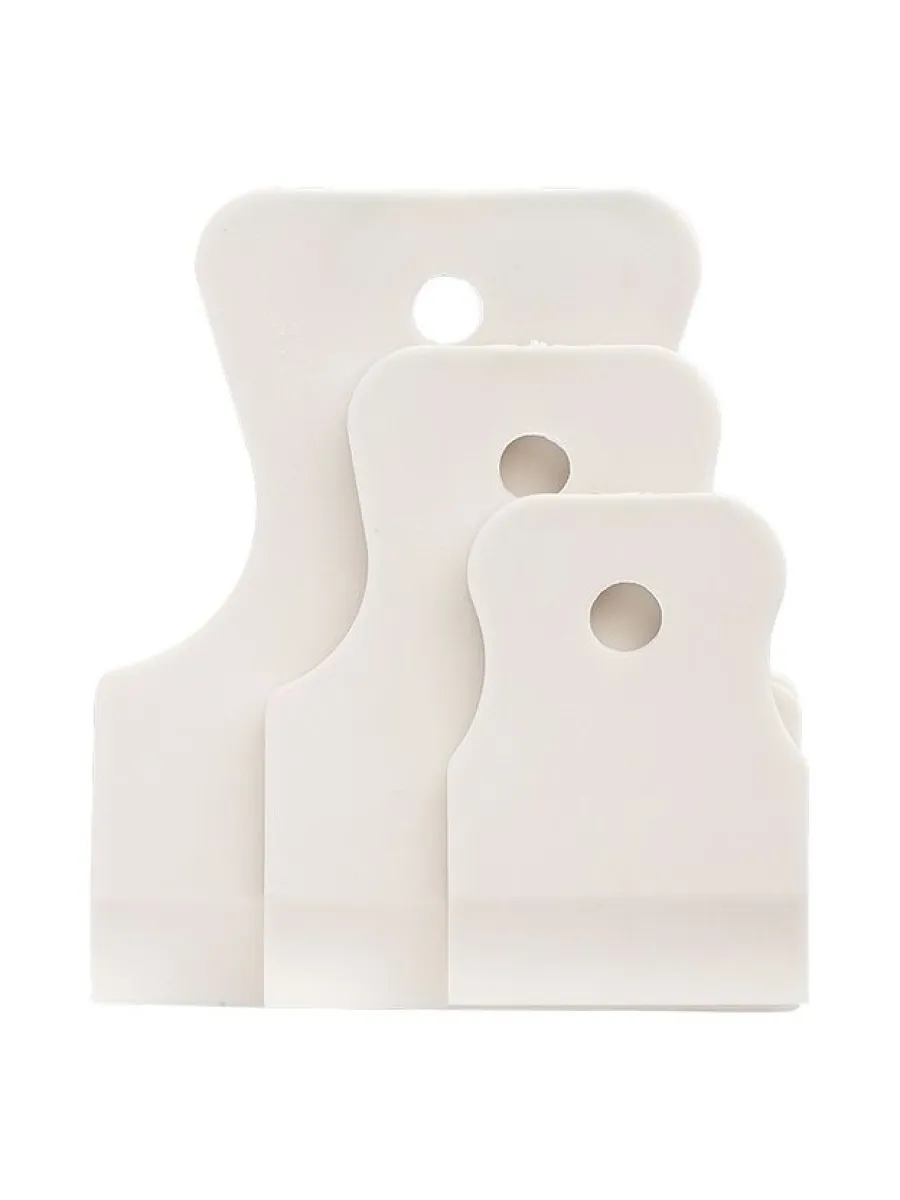 Набор шпателей 40-60-80 белая/черная резина (упак.3шт)