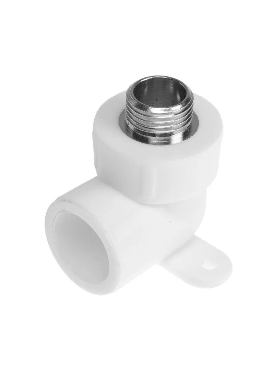 Угольник ППР с креплением 20х1/2" НР Valfex