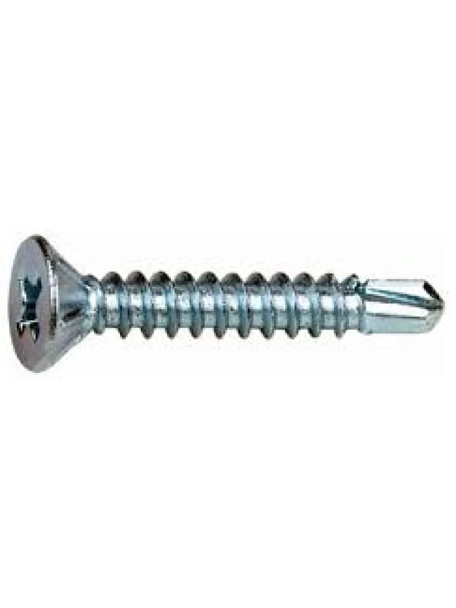 Саморез DIN7504P/O (JP82) потай. с буром 3,5x16 Zn (упаковка 4500шт.) POWER FASTEN