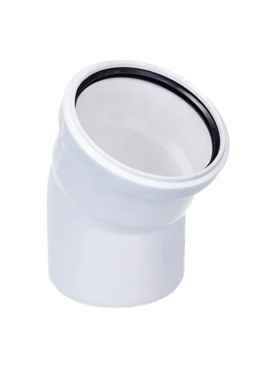 Отвод малошумный 110х45º