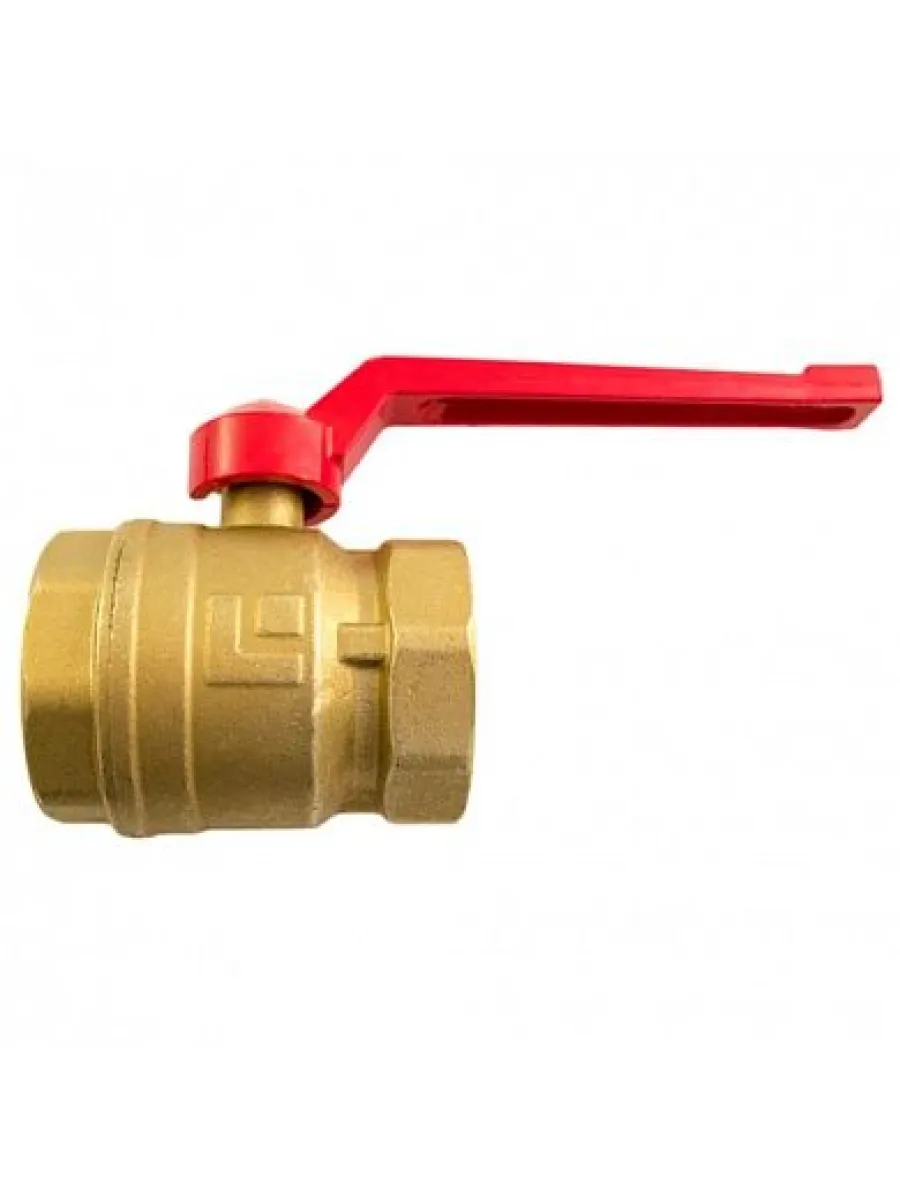 Кран шаровый лат муфт г/г рычаг 11б27п1 Ду 50