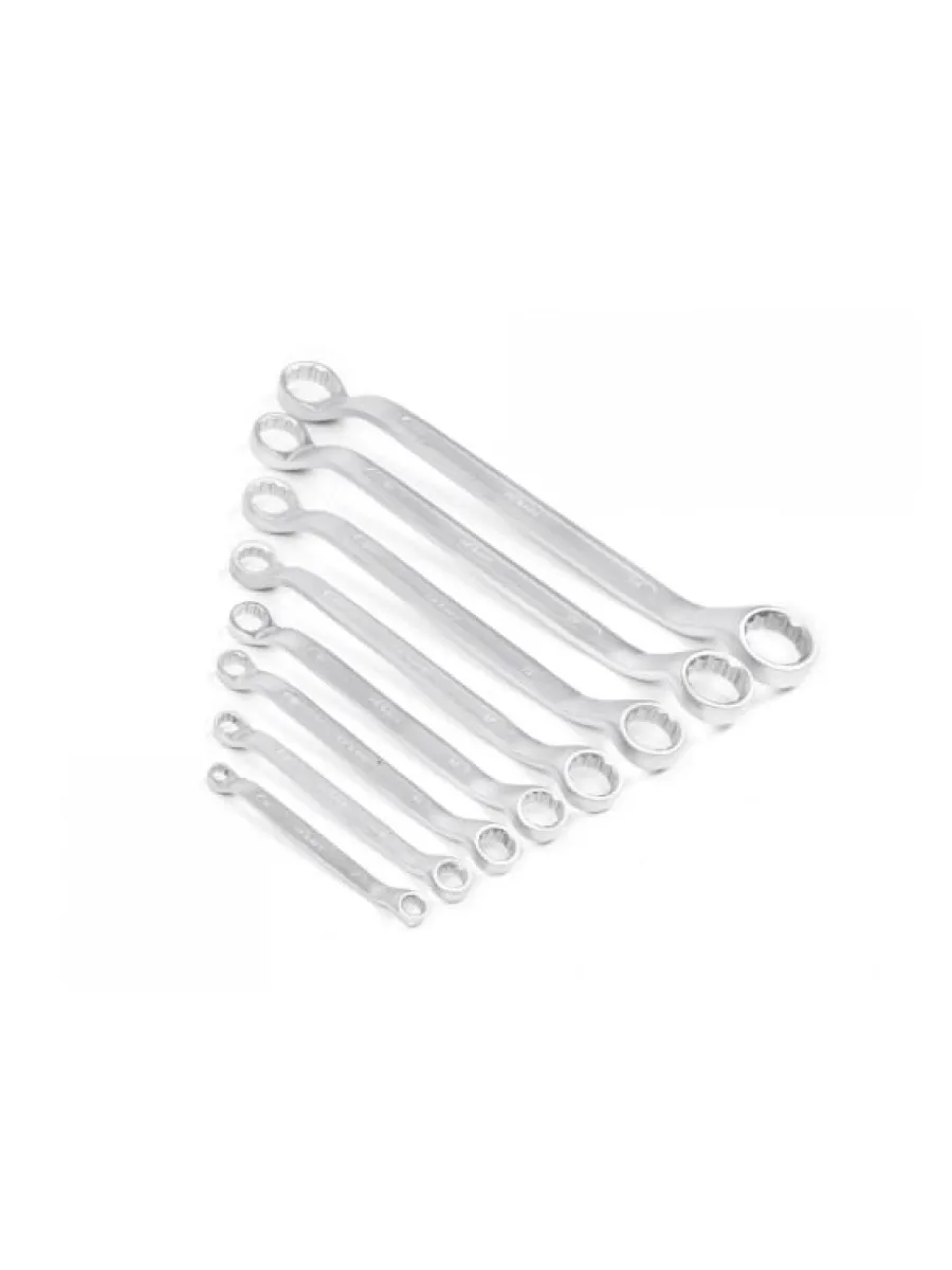 Набор ключей накидных 6-24 (8шт) сат.фин. HORTZ