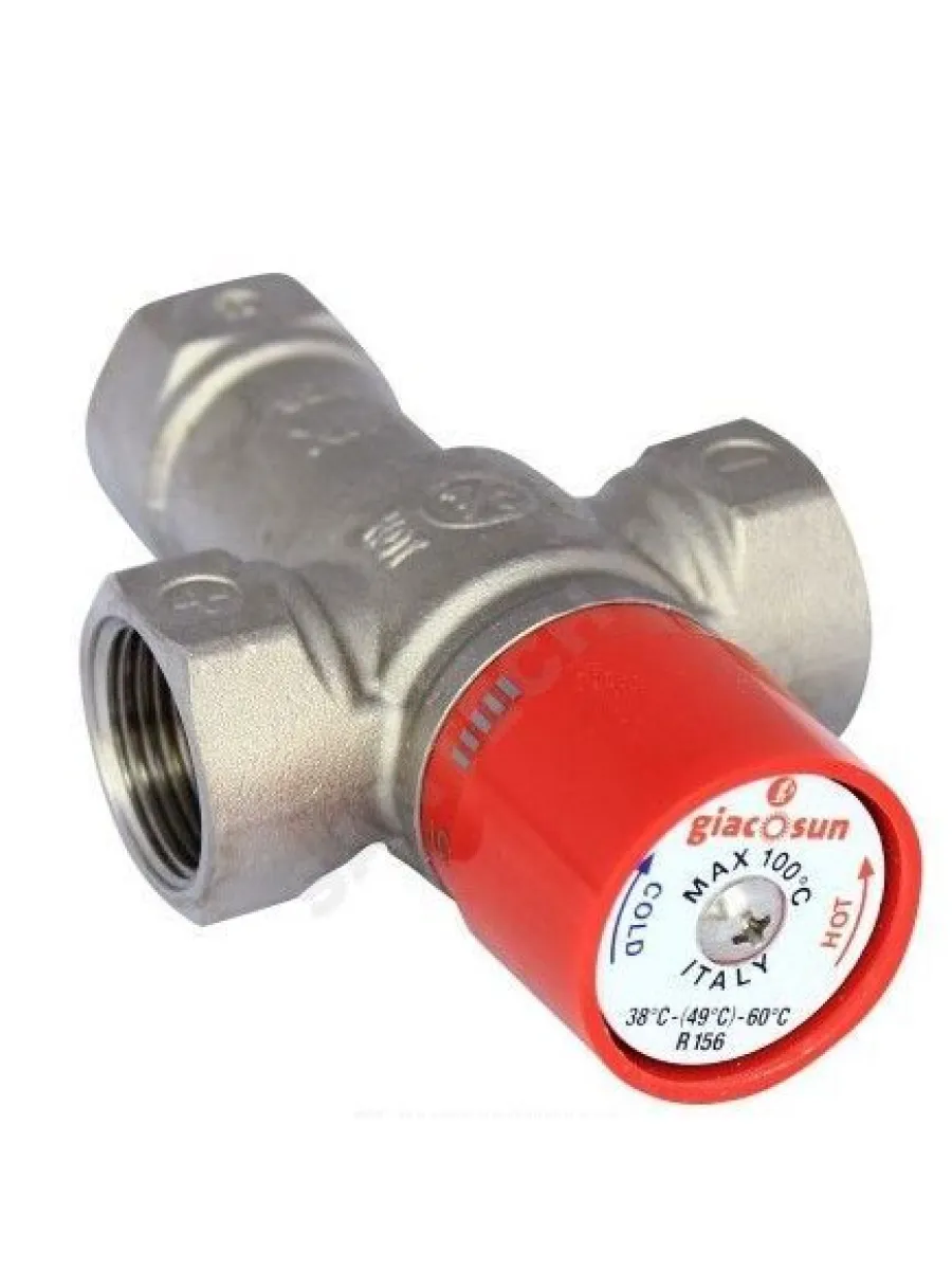 Клапан смесительный термостат 3/4" (Ду20) Kv2,0 60°С