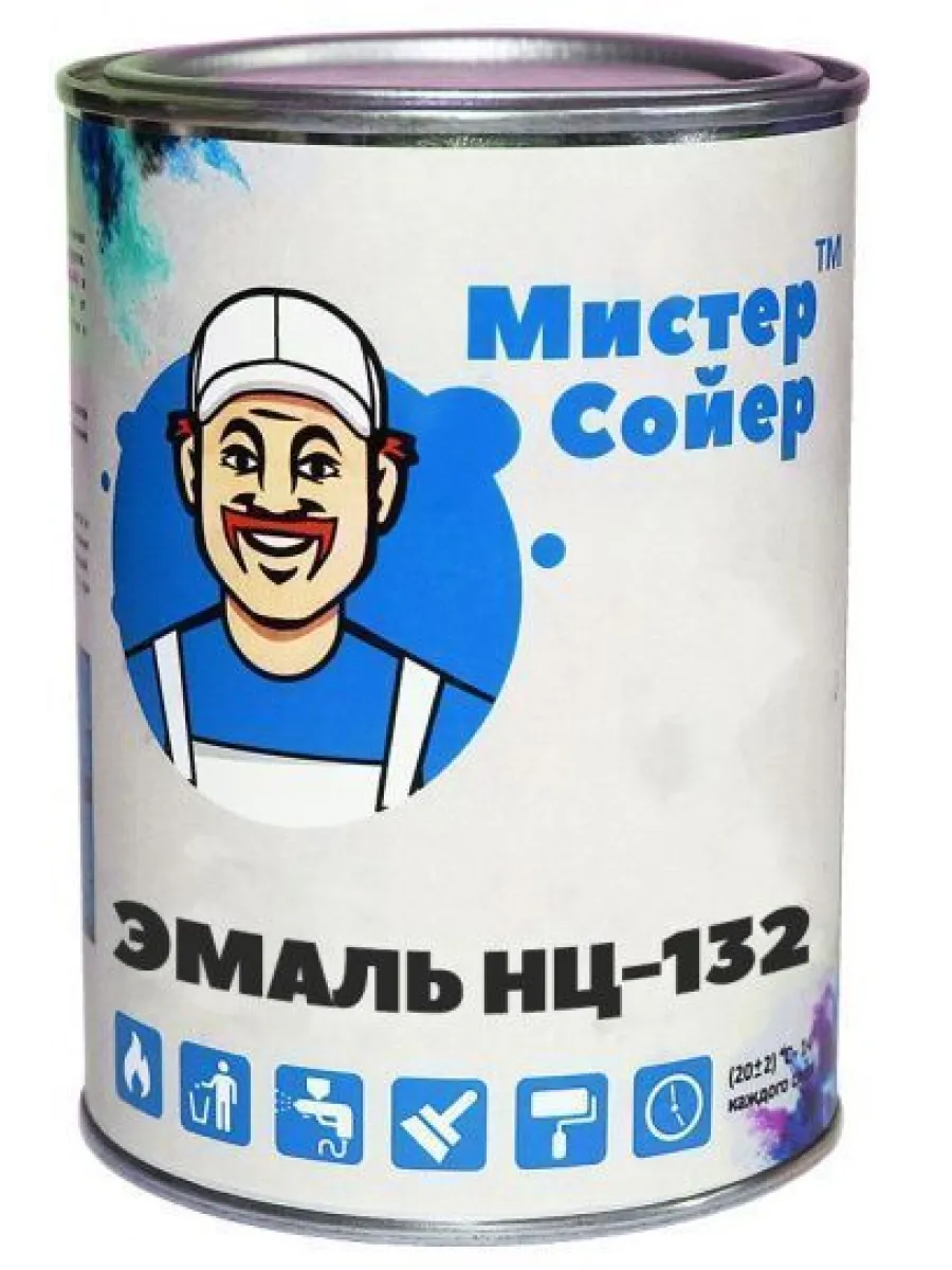 Эмаль НЦ-132 синяя (3 кг)