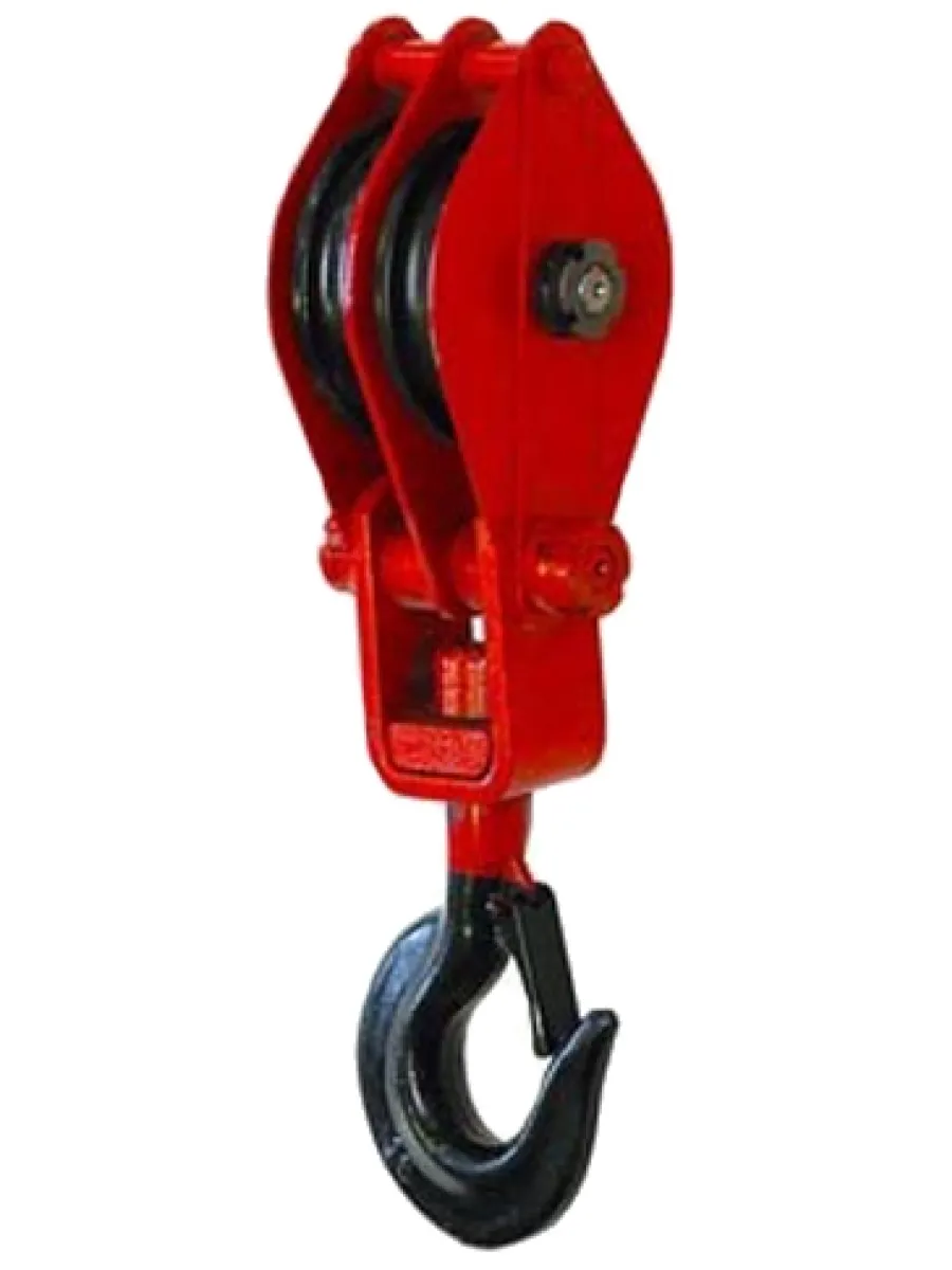 Блок монтажный двухрольный с крюком К-2-10,0 тн FORCE LIFTING
