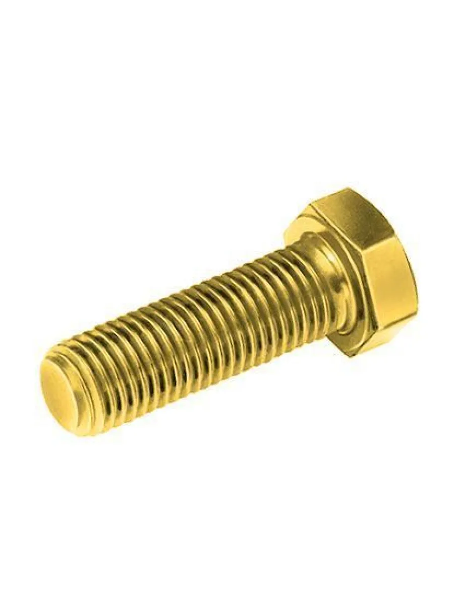 Болт DIN 933 полная резьба ЛАТУНЬ  6х35