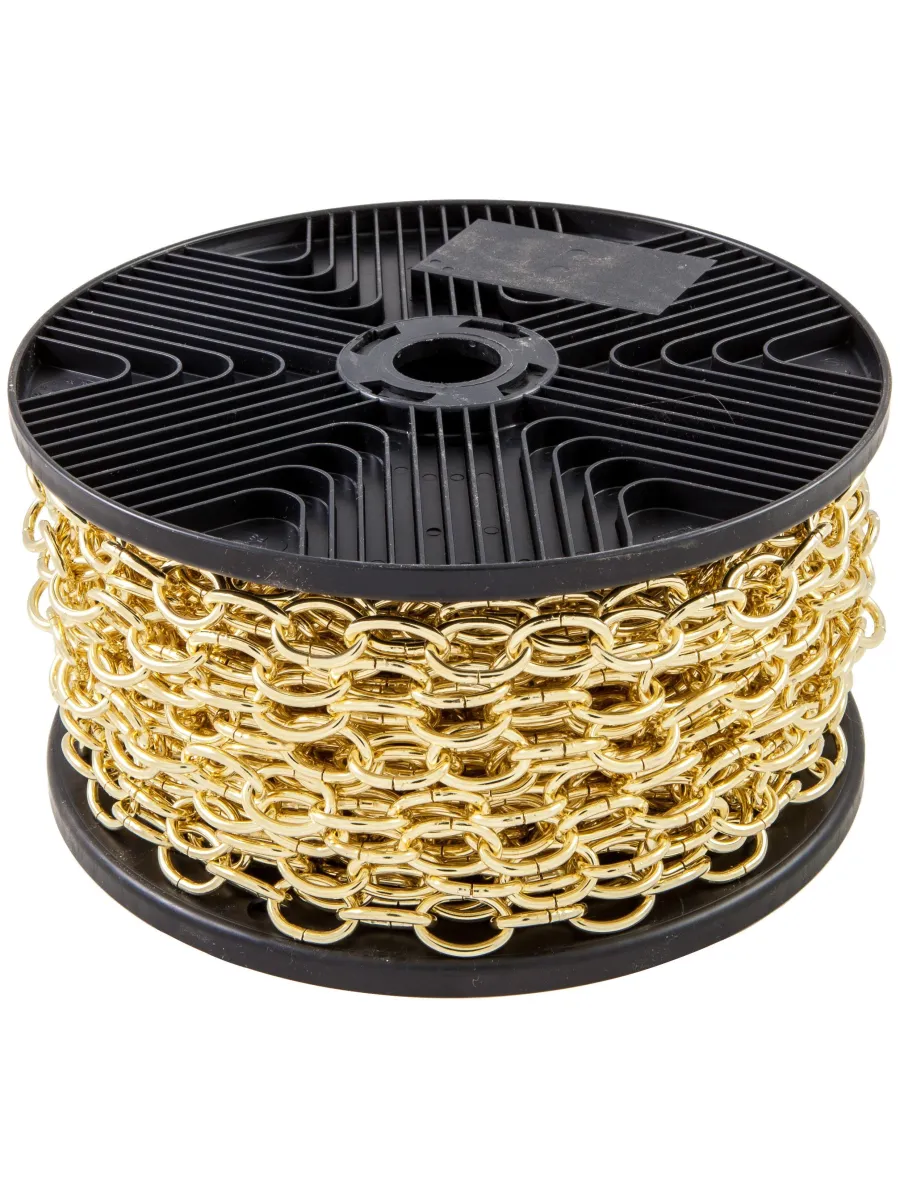 Цепь декоративная "Овальная" 3,2 мм (золото)