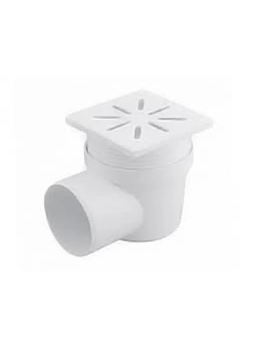 Трап боковой горизонтальный пластик 100 СЛОЖНЫЙ со вставками