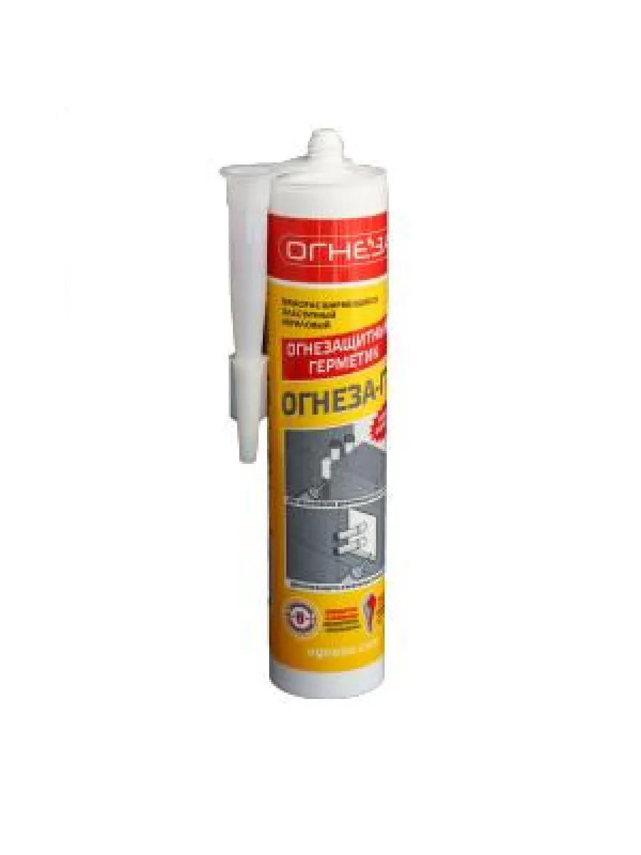 Герметик противопожарный терморасширяющийся "Огнеза-ГТ" серый, 310 мл