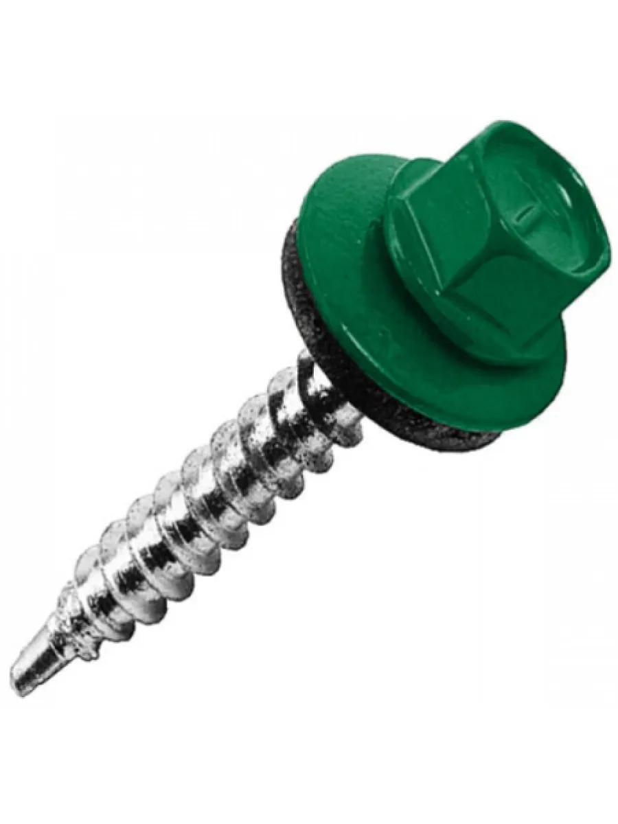 Саморезы ш/г 6002 зеленый 6,3х32