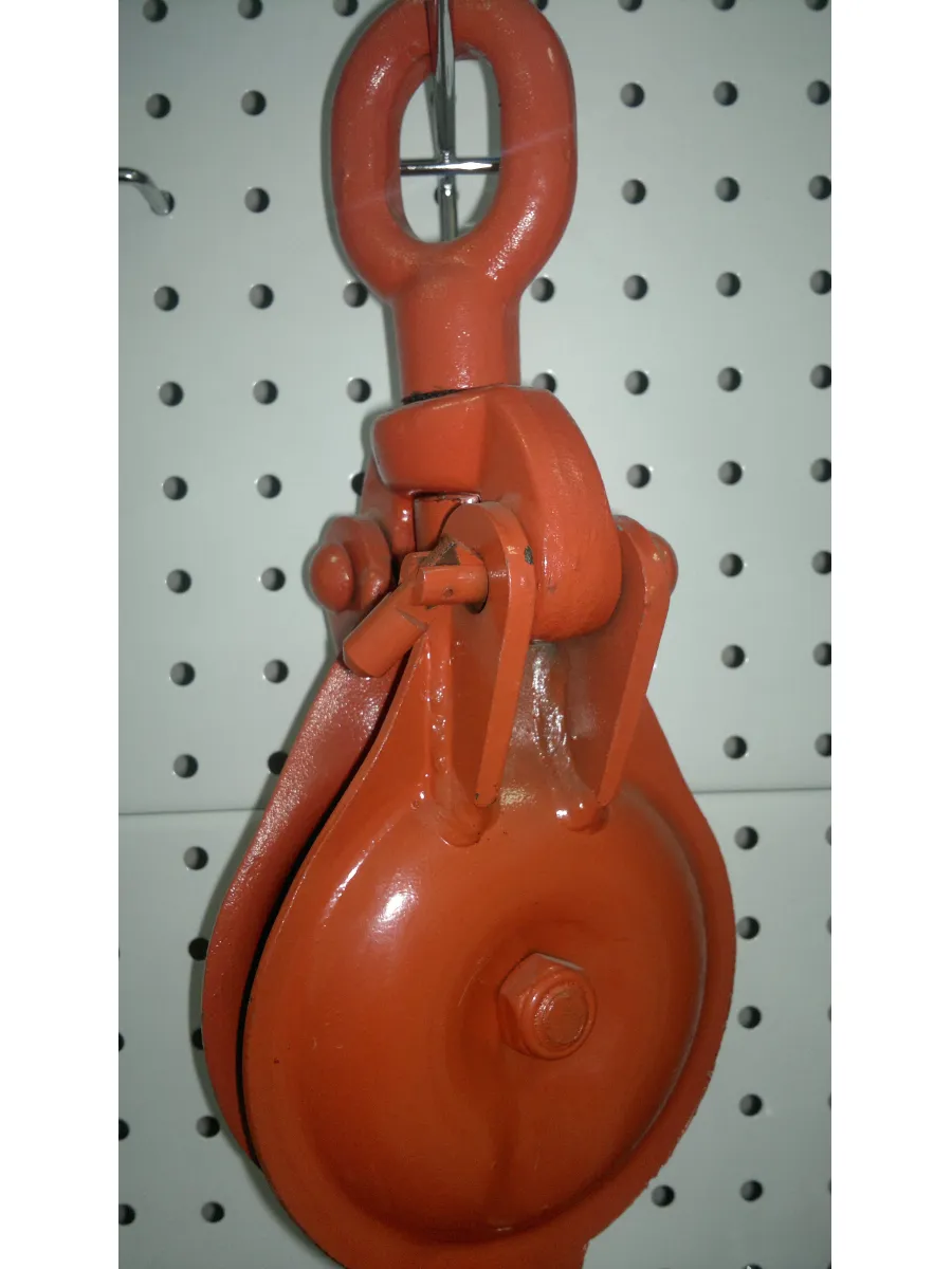 Блок траловый усиленный с откидной щекой Marine steell г/п 0,5 тн FORCE LIFTING