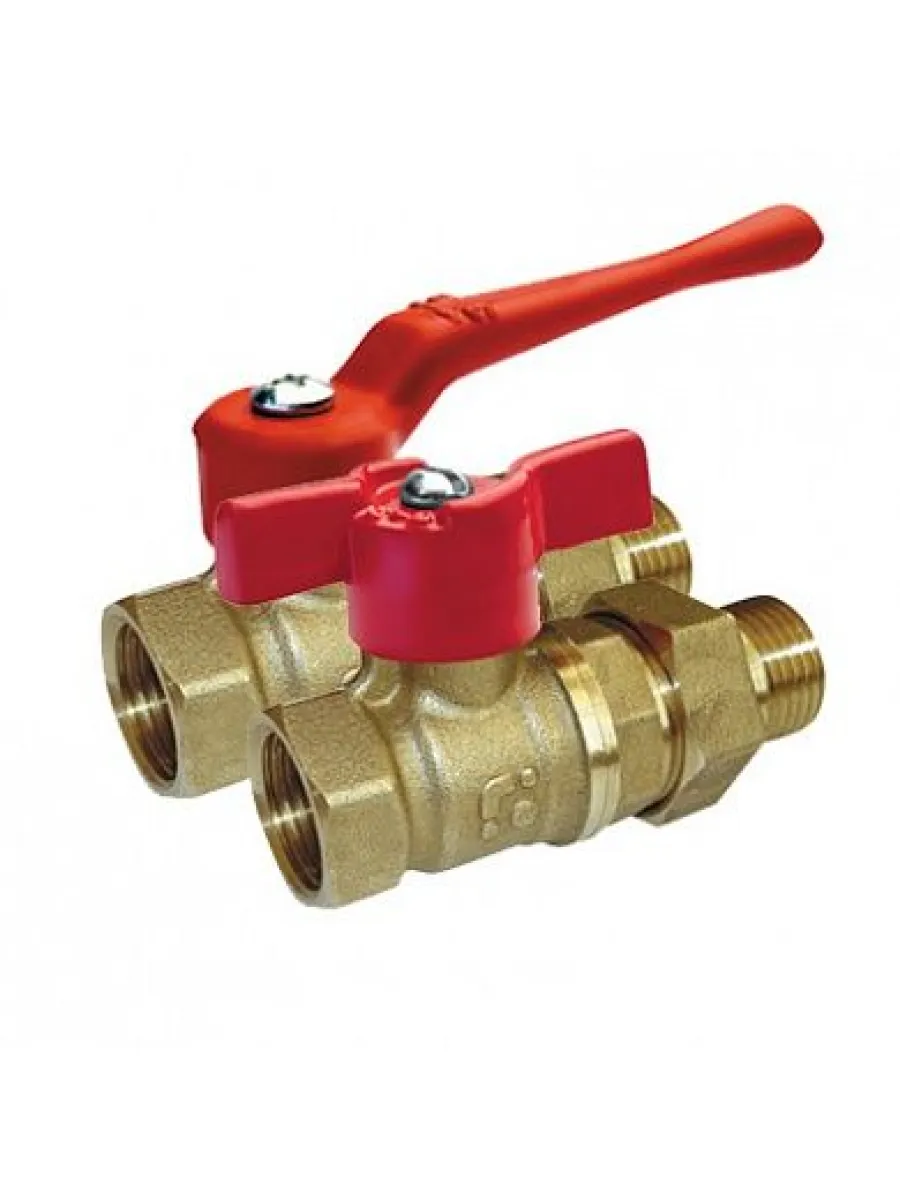 Кран шаровый лат шт/нак гайка бабочка 11б27п1 Ду25