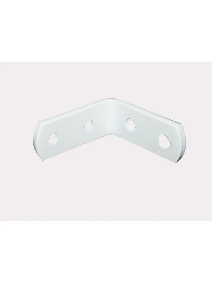 Кронштейн бытовой универсальный 50х50х20х4 белый