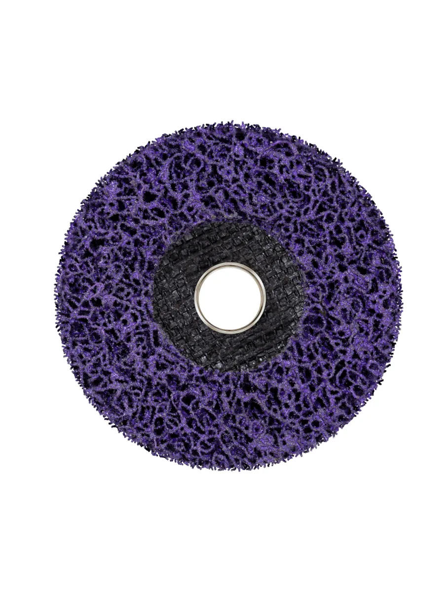 Круг зачистной полимерный коралловый Purple 125x22.2x15 мм (зернистость грубая extra coarse)