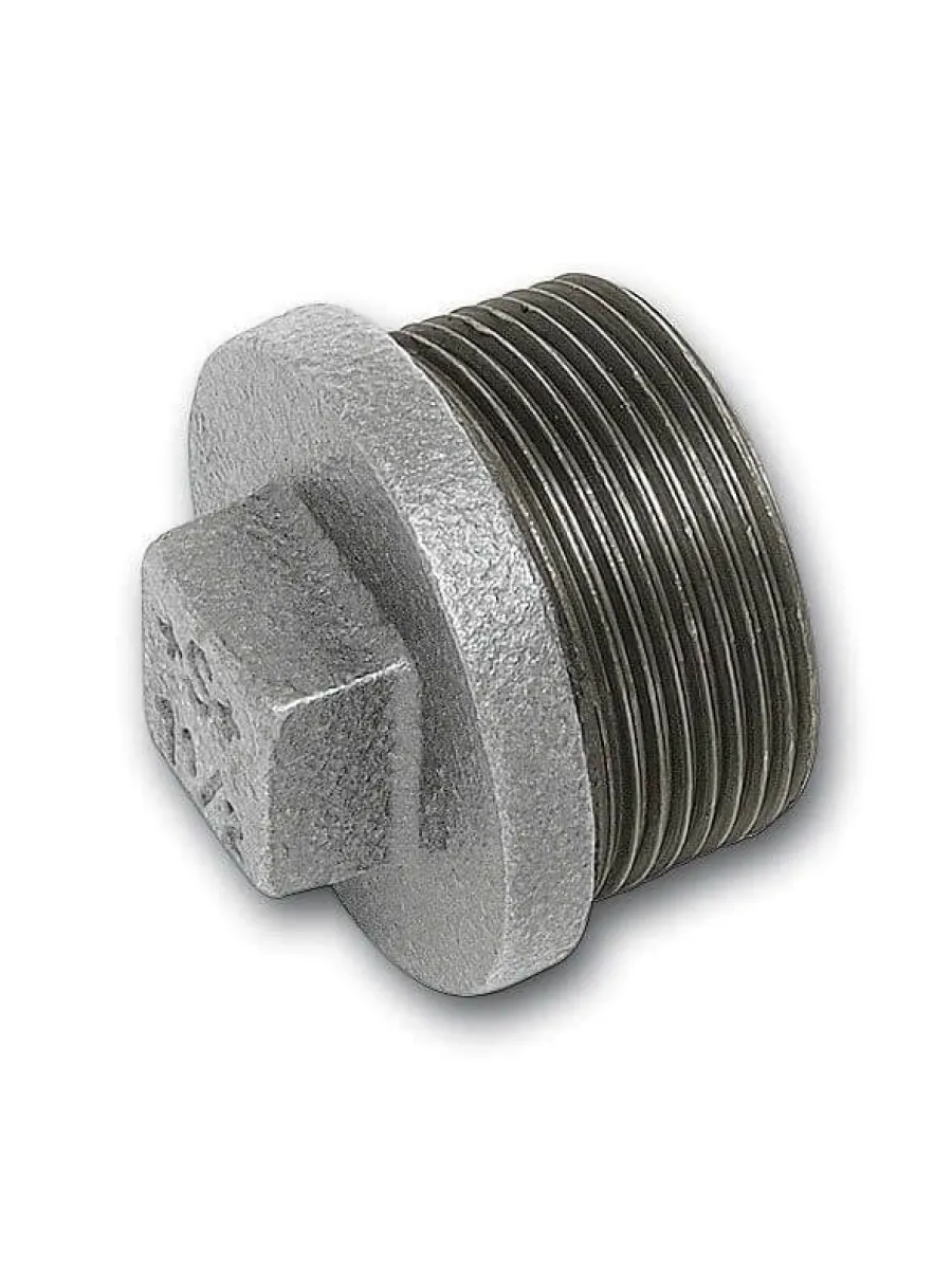 Заглушка к/ч оцинкованная НР Ду 20 (3/4") AQUA LIFE