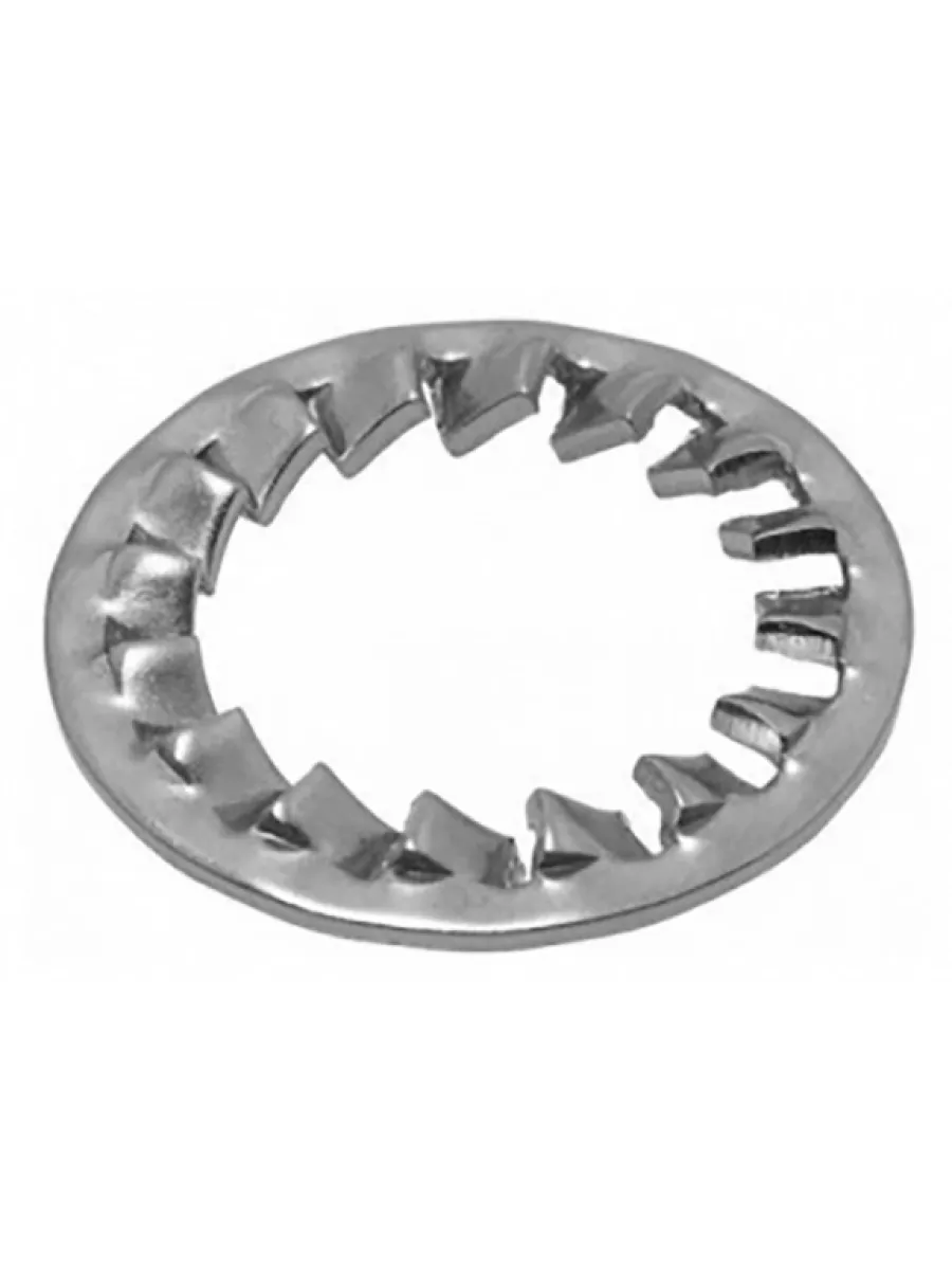 Шайба DIN 6798 J 4 стопорная с внутренними зубьями