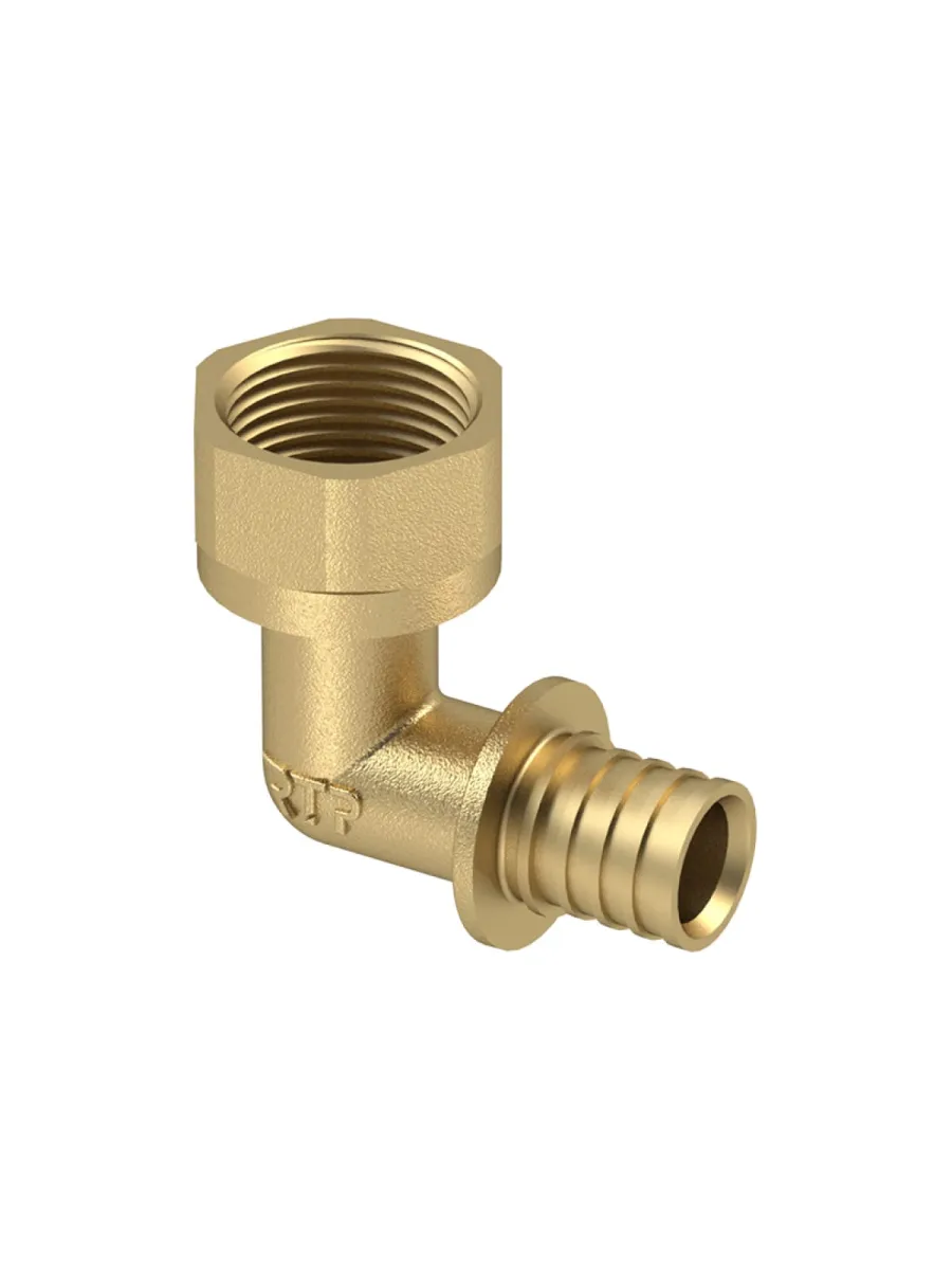 Угольник аксиальный ВР 20х1/2" латунный