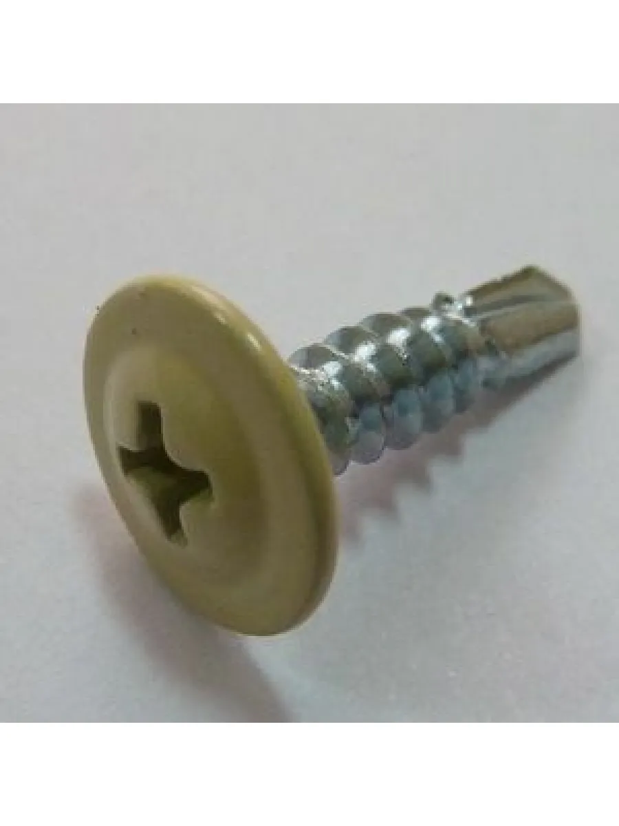 Саморезы с п/ш сверло 4,2х25 1014 слоновая кость