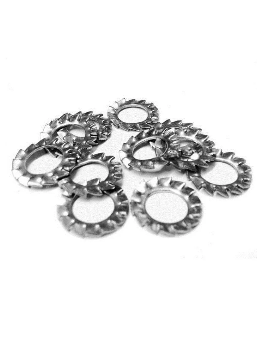 Шайба DIN 6798 A 4 стопорная с внешними зубьями