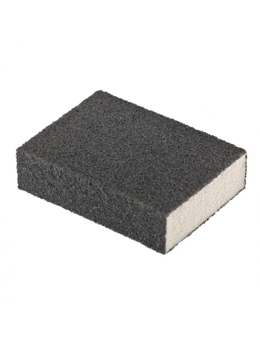 Губка для шлифования 100х70х25 мм, средняя плотн., P100
