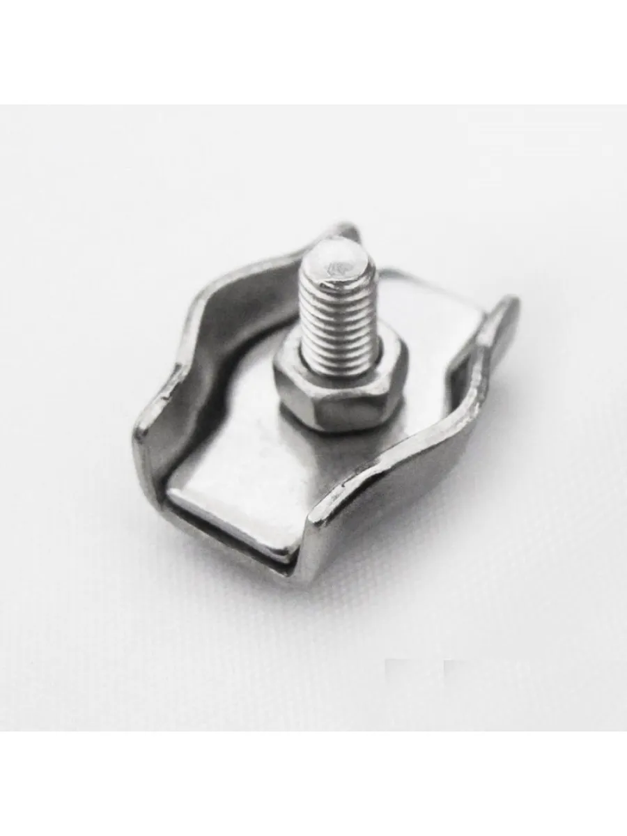 Зажим ART 8304 А4 для троса SIMPLEX  3,0 мм НЕРЖАВЕЙКА