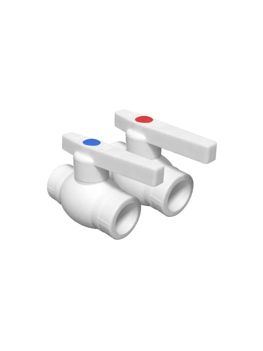 Кран полипропиленовый шаровый 63 Valfex полнопроходный