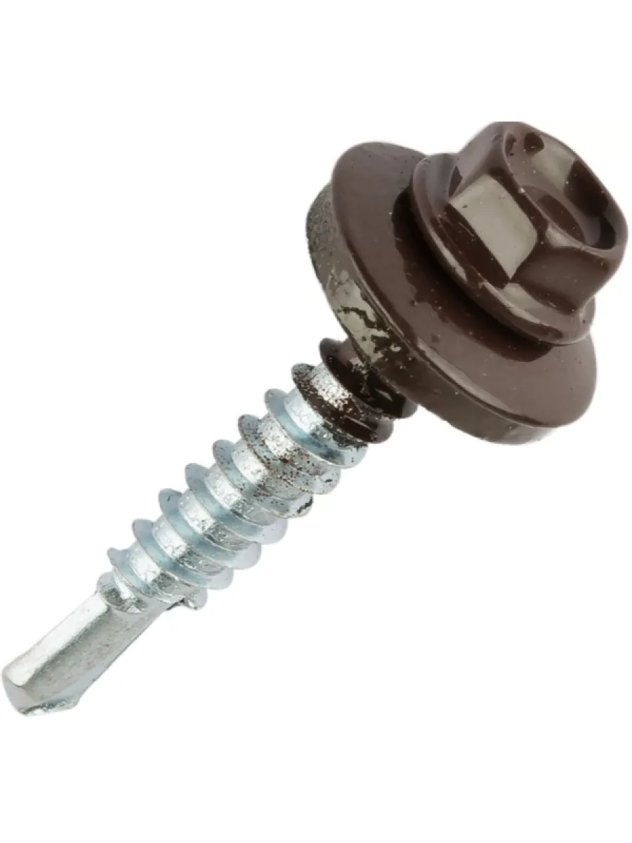 Саморезы ш/г 8017 тем. коричневый 5,5х32