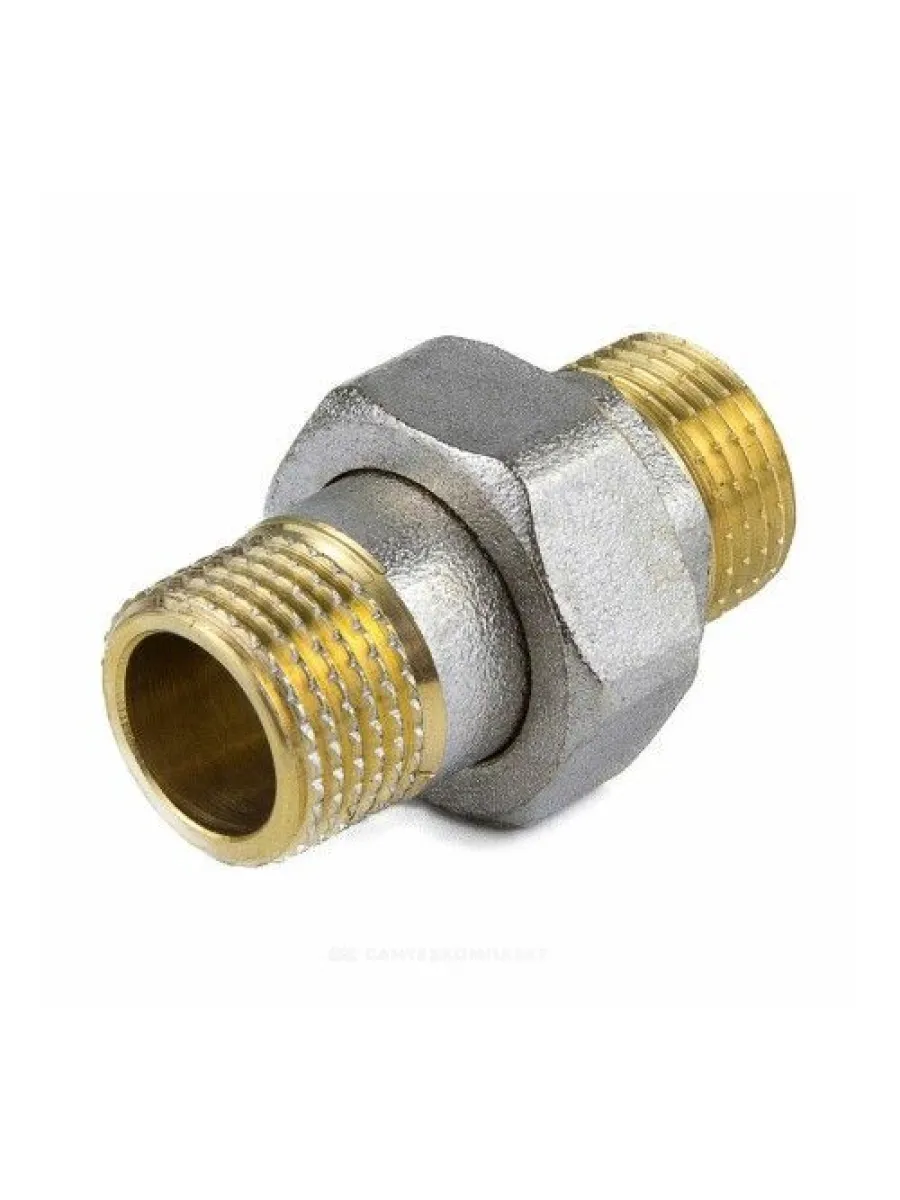 Соединение прямое никелированное 20 ш/ш (3/4")