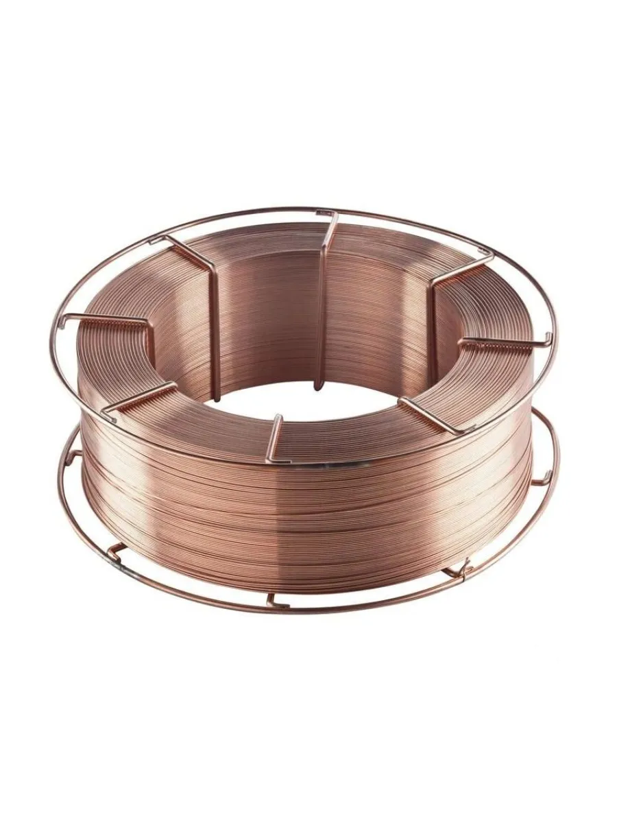 Проволока стальная сварочная ГОСТ 2246-70 Св08Г2с омедненная d 0,8 (бухта 15кг) СЗСМ