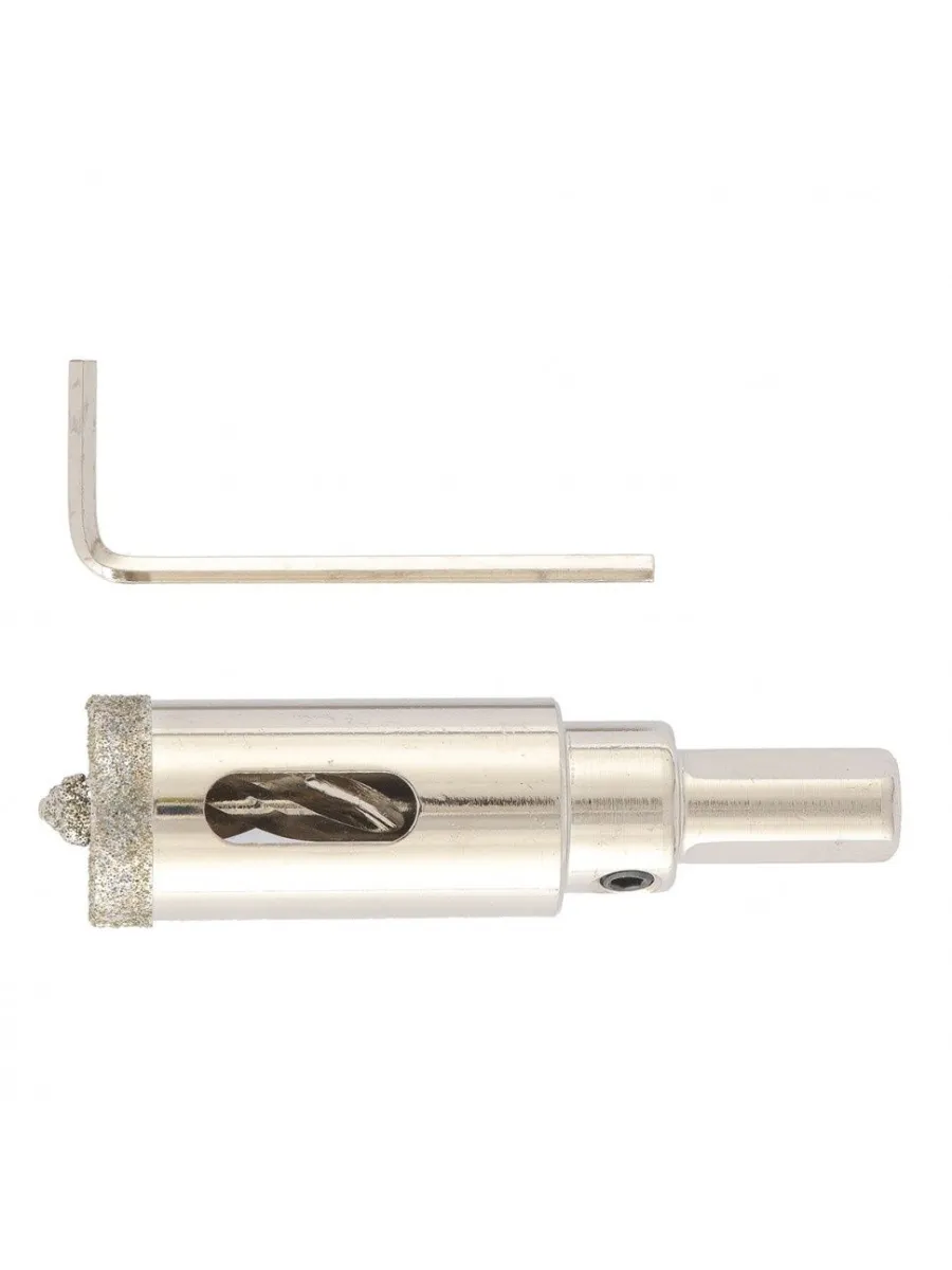 Сверло алмазное по керамограниту  16 х 67 мм, 3-гранный хвостовик