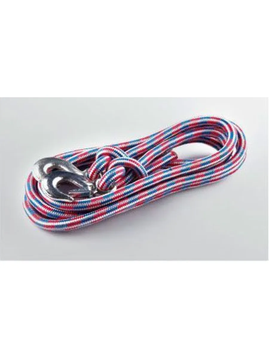 Трос буксировочный (шнур ) 12тн (5м) №6 усиленный (15) (крюк-крюк)