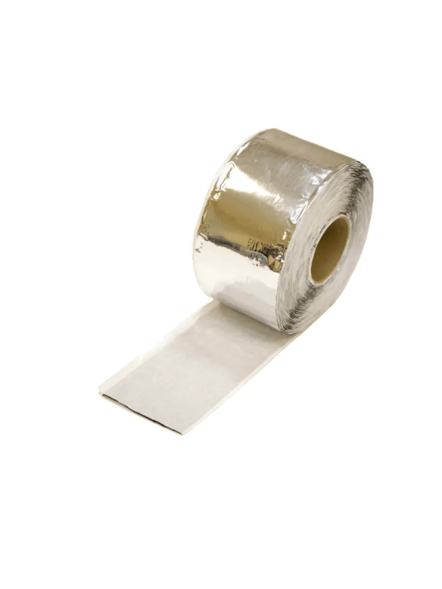 Лента металлизированная и теплоотражающая ЛМл 150мм х25м для монтажа окон
