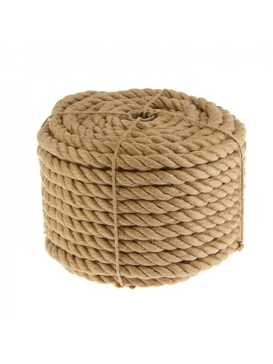Веревка джутовая, d 14 мм L100 м