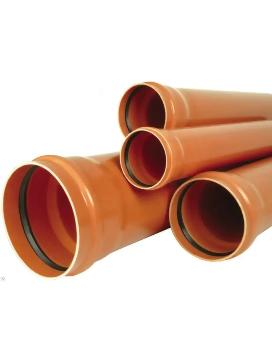 Труба 160х 500  наружная оранж