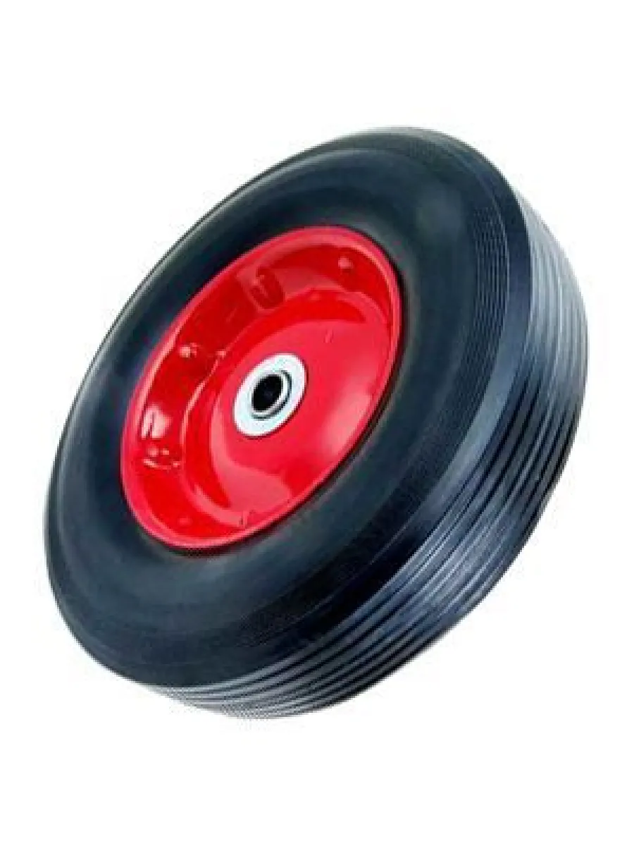 SR1501 Колесо промышленное литое стальной обод 200 мм, ось 20 мм (грузопод.140кг)