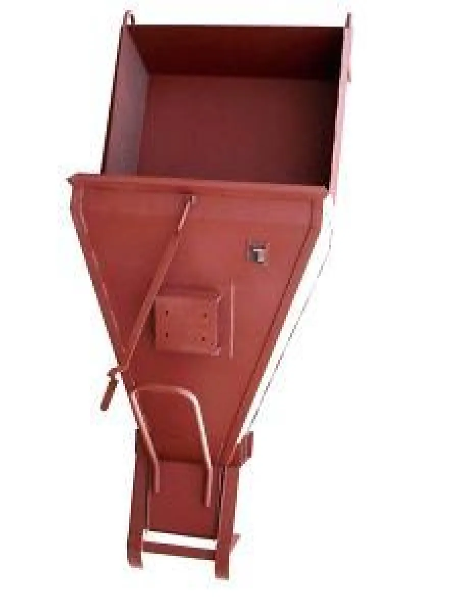 Бадья для бетона туфелька БП-2,0 (2м³) с затвором