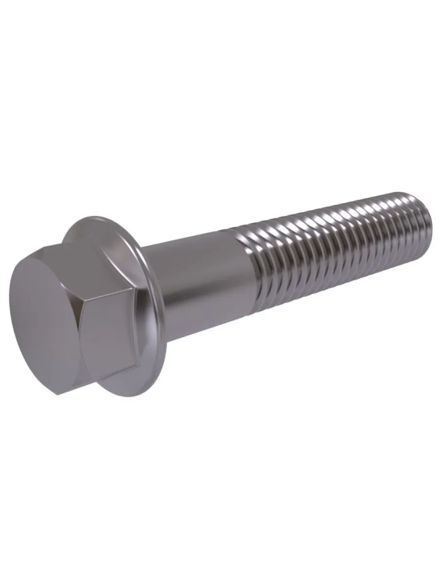 Болт DIN 6921 шестигранный с фланцем оцинк. 10,0х 80 к.п.5,8