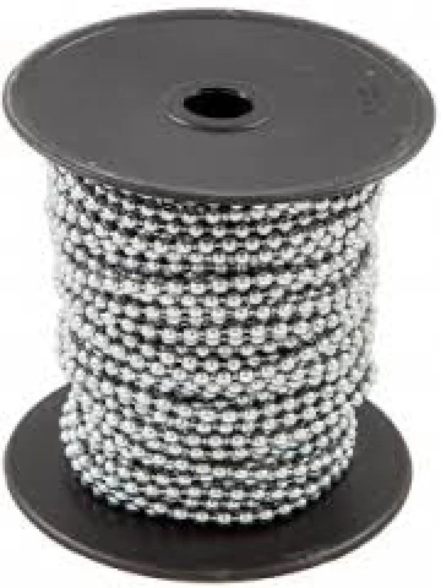 Цепь декоративная "Бусы" 3,2 мм (серебро)