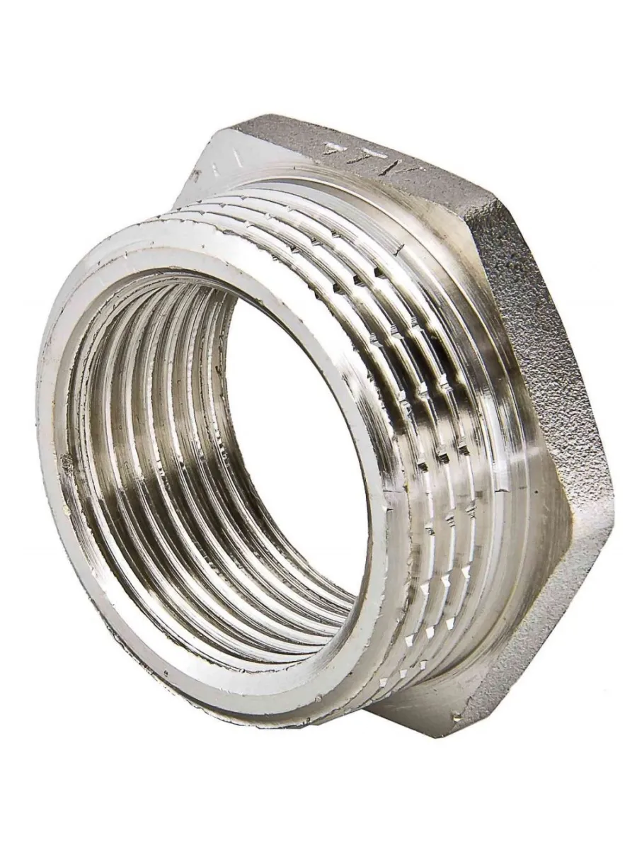 Переход-футорка никелированная 40х32 ш/г (1 1/2"x1 1/4") AQUA LIFE