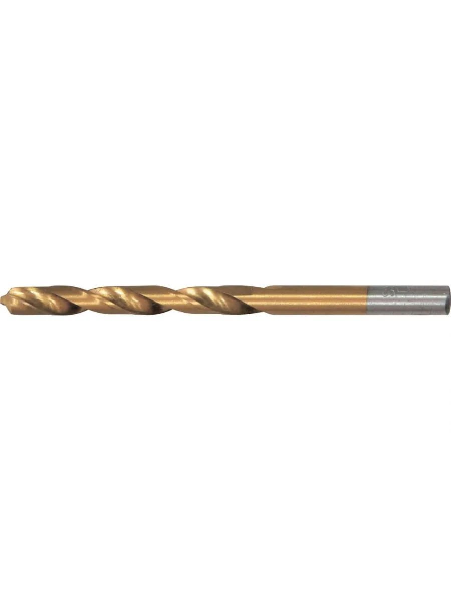 Сверло по металлу  4,8 мм HSS нитридтитановое покрытие, цилиндрический хвостовик