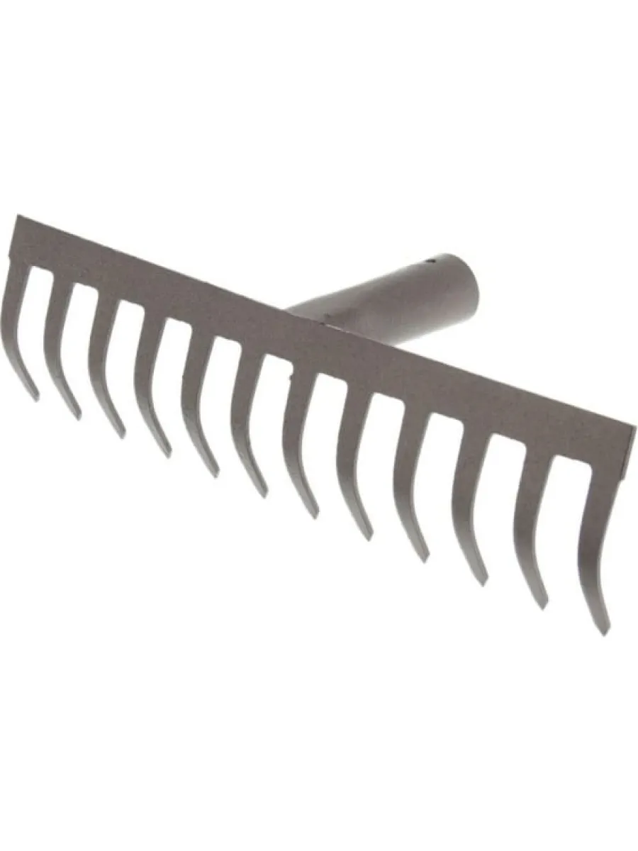 Грабли прямые 12-зубые 310 мм без черенка