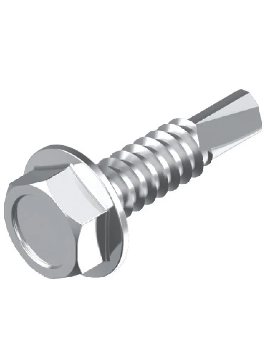 Саморез А2 DIN 7504-К с шестигр.гол. с буром НЕРЖАВЕЙКА 4,2х50