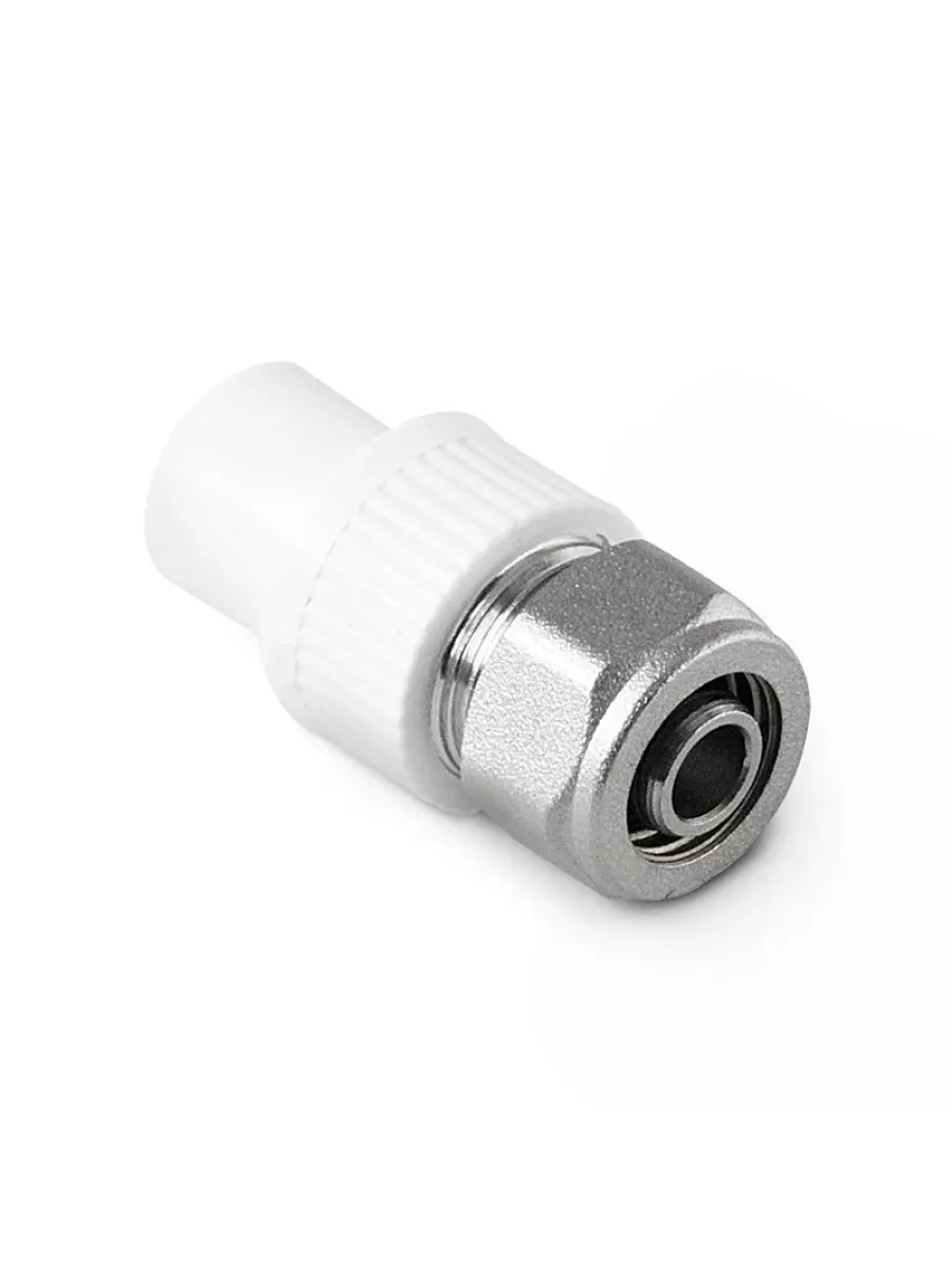 Муфта ППР переходная на PEX или металлопластиковую трубу 20х16