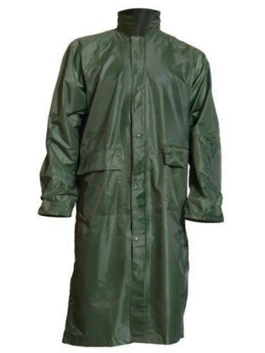 Плащ-дождевик нейлон (зеленый), размер XXХL (LASTING TOOLS)