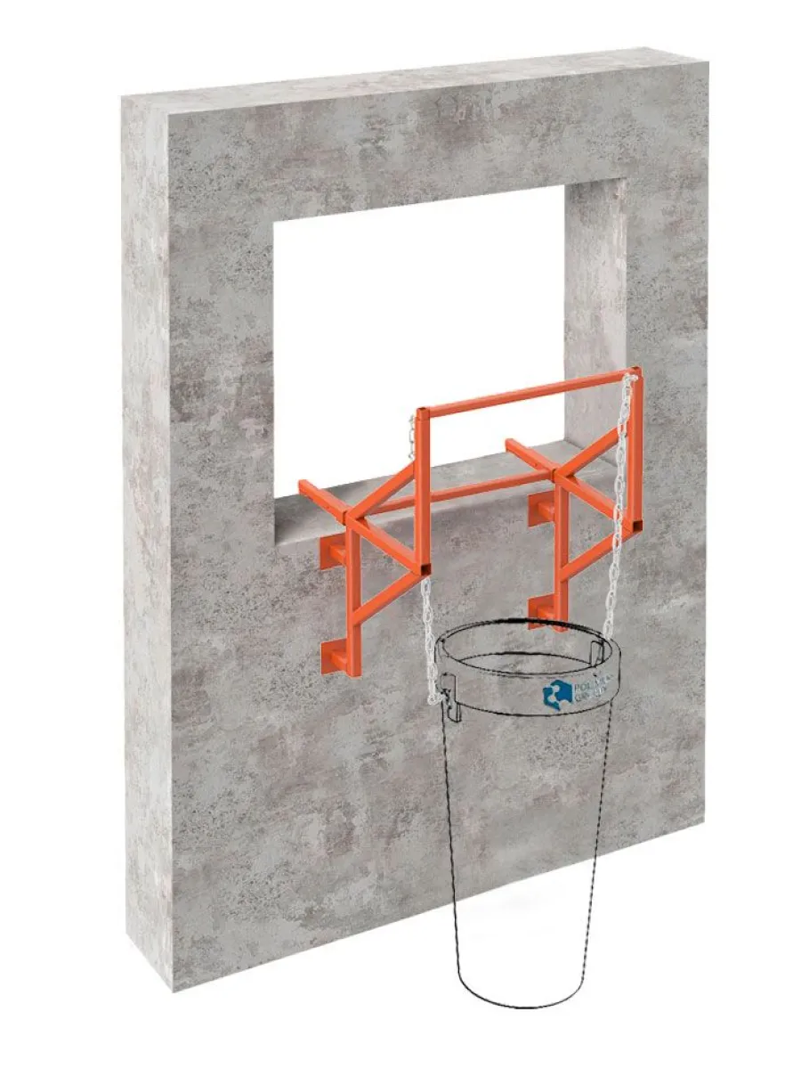 Кронштейн универсальный для мусоросброса