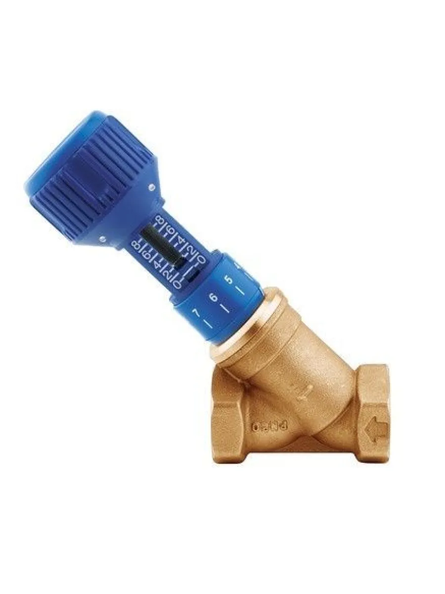 Клапан балансировочный ручной CIM 727 Ду15 Kvs-3,9 м³/ч